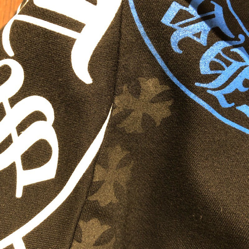 クロムハーツ CHROME HEARTS ステンシルプリントスウェットパーカー コットン メンズ パーカー
