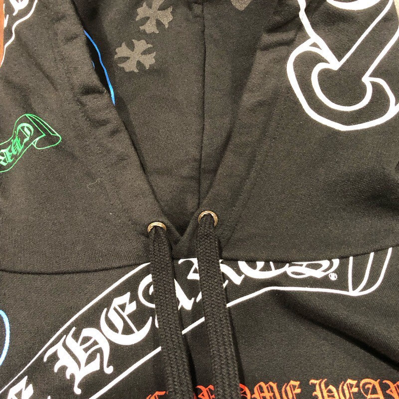 クロムハーツ CHROME HEARTS ステンシルプリントスウェットパーカー コットン メンズ パーカー