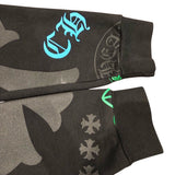 クロムハーツ CHROME HEARTS ステンシルプリントスウェットパーカー コットン メンズ パーカー