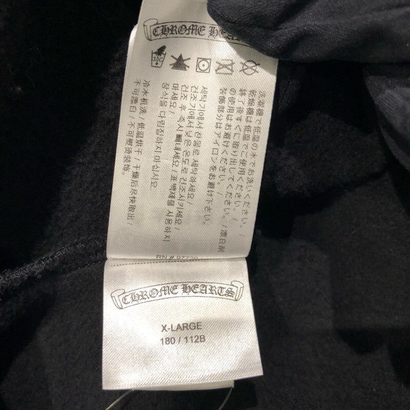クロムハーツ CHROME HEARTS ステンシルプリントスウェットパーカー コットン メンズ パーカー