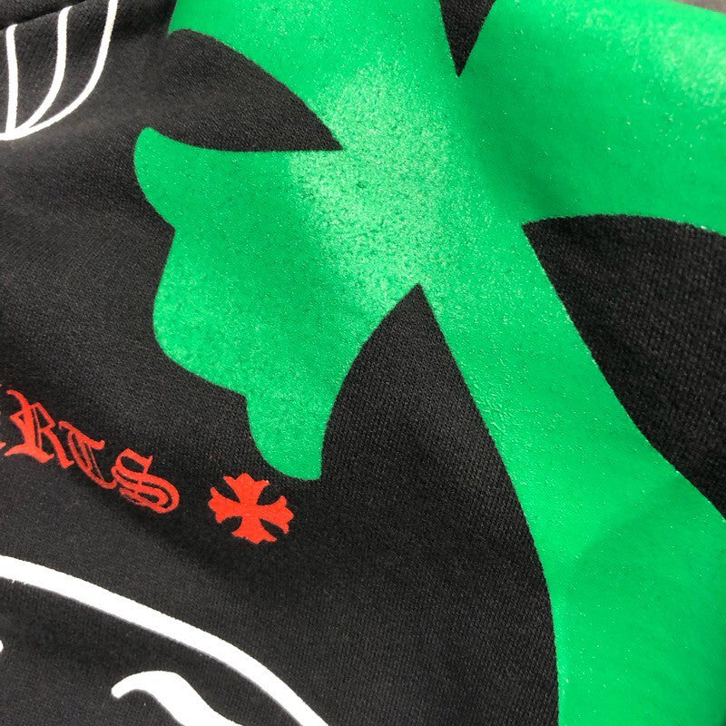 クロムハーツ CHROME HEARTS ステンシルプリントスウェットパーカー コットン メンズ パーカー