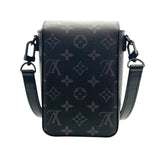 ルイ・ヴィトン LOUIS VUITTON Sロックヴェルティカル・ウェアブルウォレット M82252 ブラック モノグラム・エクリプス メンズ ショルダーバッグ