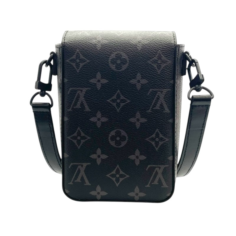 ルイ・ヴィトン LOUIS VUITTON Sロックヴェルティカル・ウェアブルウォレット M82252 ブラック モノグラム・エクリプス メンズ ショルダーバッグ
