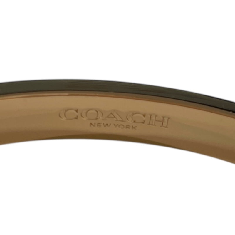 すぐ届く【COACH】 シグネチャー バングル 送料関税込 コーチ COACH シグネチャーバングル メタル/ラインストーン