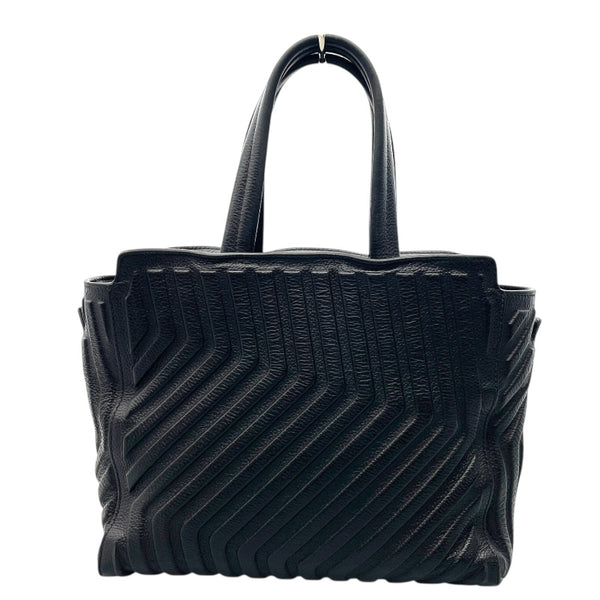 バレンシアガ BALENCIAGA CARジップスモール 715048 ブラック レザー レディース ハンドバッグ