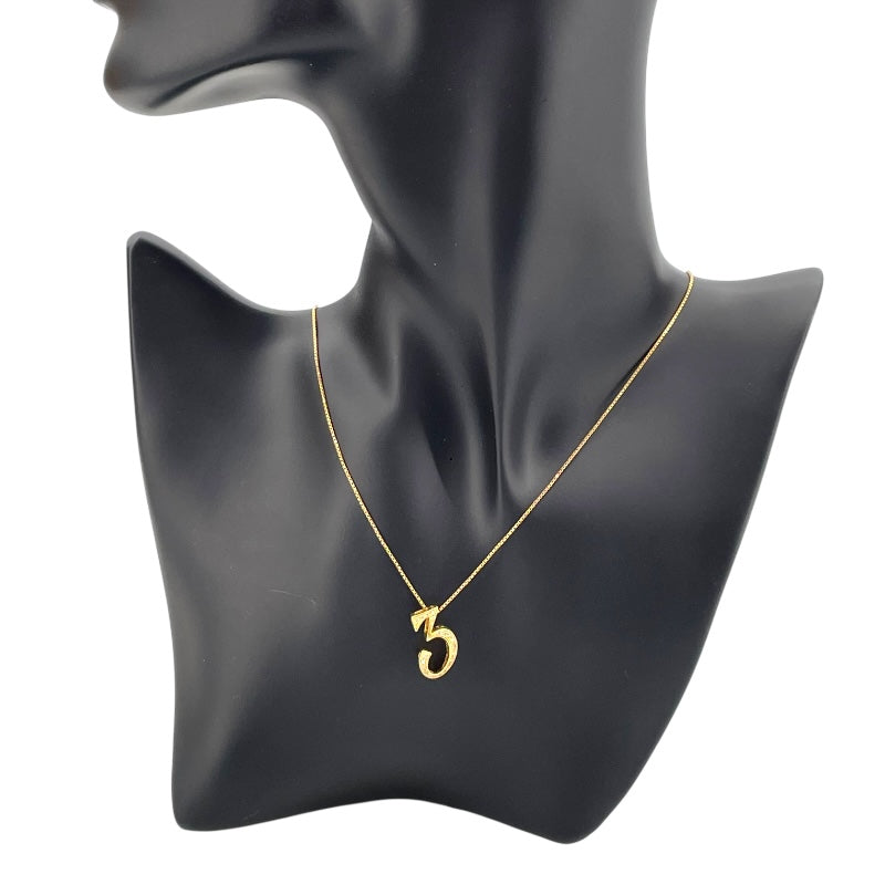 NOMBRE ナンバー「3」ダイヤネックレス K18/D0.15 ダイヤモンド ジュエリー