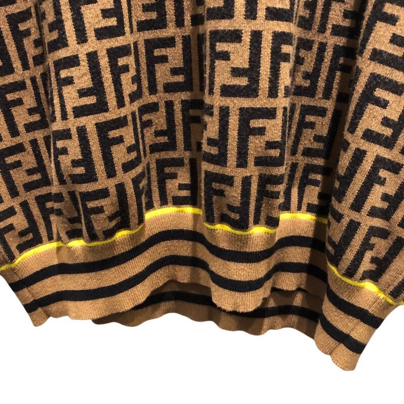 フェンディ FENDI FF総柄ニットセーター FZZ481 レーヨン メンズ ニット