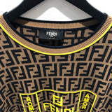 フェンディ FENDI FF総柄ニットセーター FZZ481 レーヨン メンズ ニット