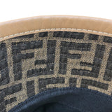 フェンディ FENDI FF総柄バケットハット　サイズM FXQ801 ブラウン コットン ユニセックス その他ファッション雑貨