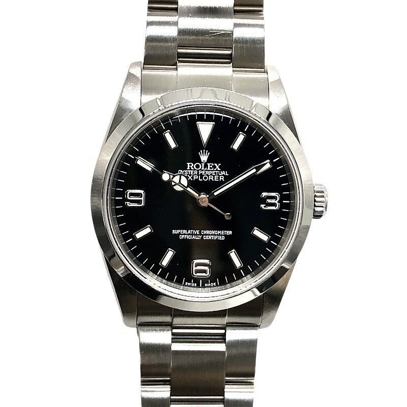 ロレックス ROLEX エクスプローラー1 114270 ブラック SS 自動巻き ユニセックス 腕時計