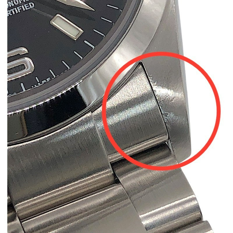 ロレックス ROLEX エクスプローラー1 114270 ブラック SS 自動巻き ユニセックス 腕時計