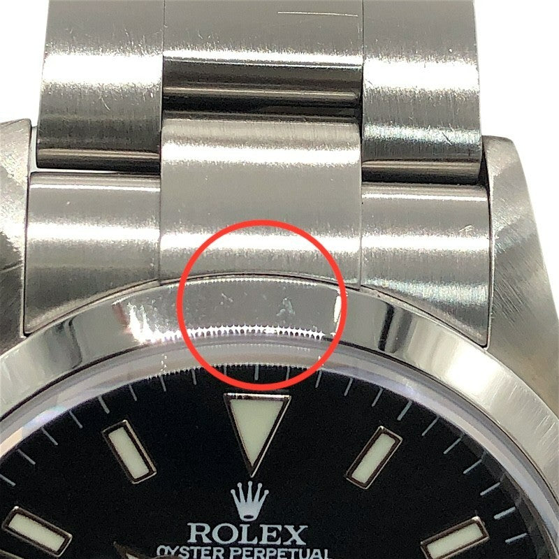 ロレックス ROLEX エクスプローラー1 114270 ブラック SS 自動巻き ユニセックス 腕時計