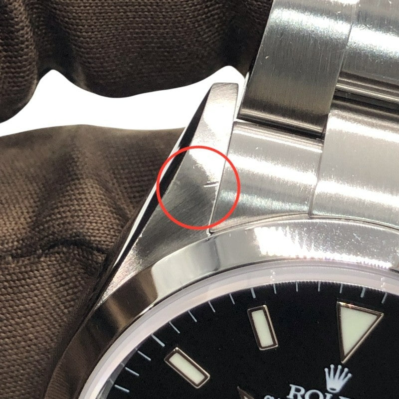 ロレックス ROLEX エクスプローラー1 114270 ブラック SS 自動巻き ユニセックス 腕時計