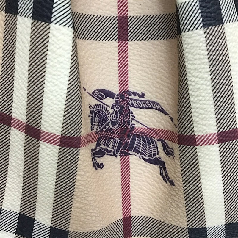 バーバリー BURBERRY バーバリー チェック柄 2WAYハンドバッグ GD PVC レザー レディース ショルダーバッグ