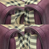 バーバリー BURBERRY バーバリー チェック柄 2WAYハンドバッグ GD PVC レザー レディース ショルダーバッグ