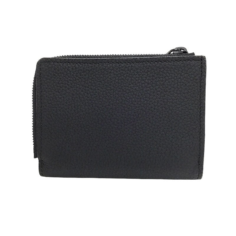 ルイ・ヴィトン LOUIS VUITTON ポルトフォイユ・パイロット アエログラム M81740 ブラック レザー メンズ 三つ折り財布