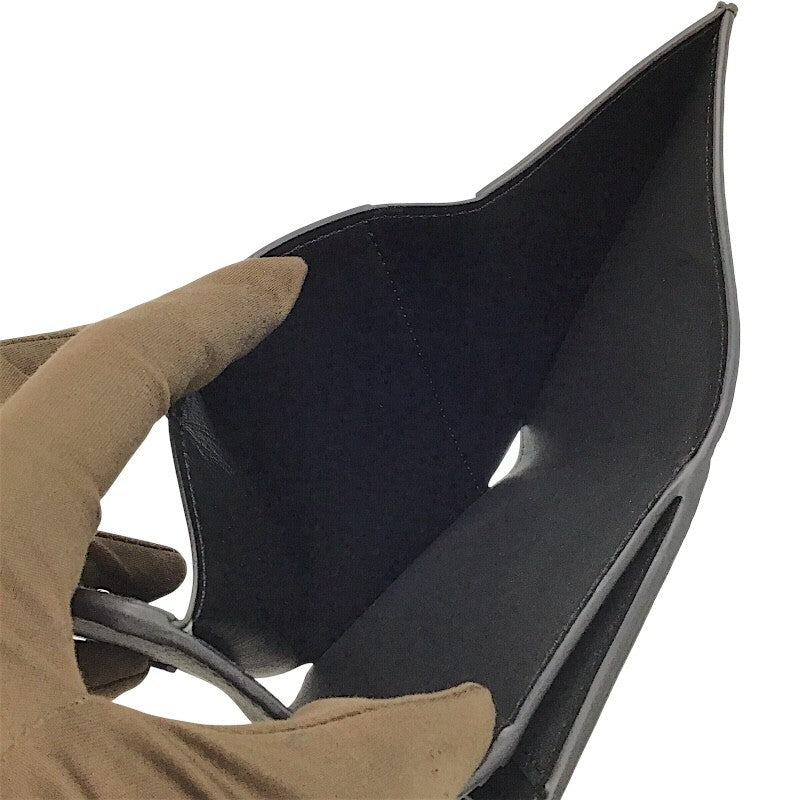 ルイ・ヴィトン LOUIS VUITTON ポルトフォイユ・パイロット アエログラム M81740 ブラック レザー メンズ 三つ折り財布