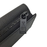 ルイ・ヴィトン LOUIS VUITTON ポルトフォイユ・パイロット アエログラム M81740 ブラック レザー メンズ 三つ折り財布