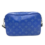 ルイ・ヴィトン LOUIS VUITTON アルファ・メッセンジャー モノグラム M31016 ブルー×SV金具 PVC メンズ ショルダーバッグ