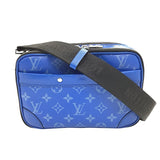 ルイ・ヴィトン LOUIS VUITTON アルファ・メッセンジャー モノグラム M31016 ブルー×SV金具 PVC メンズ ショルダーバッグ