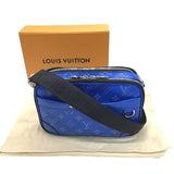 ルイ・ヴィトン LOUIS VUITTON アルファ・メッセンジャー モノグラム M31016 ブルー×SV金具 PVC メンズ ショルダーバッグ