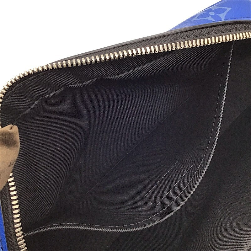 ルイ・ヴィトン LOUIS VUITTON アルファ・メッセンジャー モノグラム M31016 ブルー×SV金具 PVC メンズ ショルダーバッグ