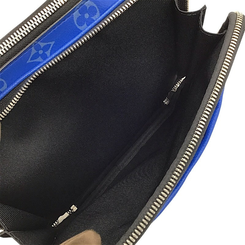 ルイ・ヴィトン LOUIS VUITTON アルファ・メッセンジャー モノグラム M31016 ブルー×SV金具 PVC メンズ ショルダーバッグ