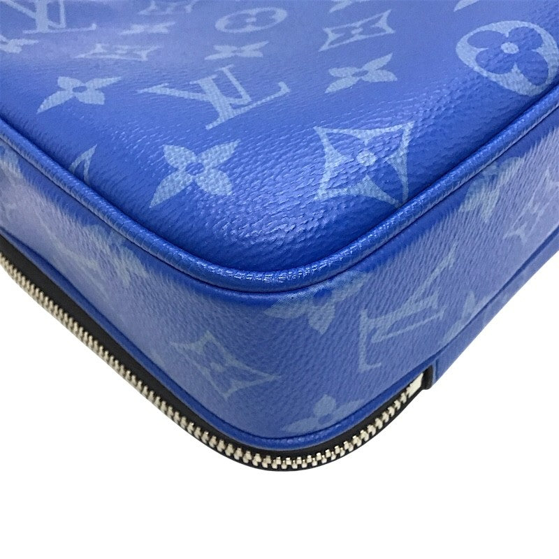 ルイ・ヴィトン LOUIS VUITTON アルファ・メッセンジャー モノグラム M31016 ブルー×SV金具 PVC メンズ ショルダーバッグ