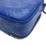 ルイ・ヴィトン LOUIS VUITTON アルファ・メッセンジャー モノグラム M31016 ブルー×SV金具 PVC メンズ ショルダーバッグ