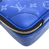 ルイ・ヴィトン LOUIS VUITTON アルファ・メッセンジャー モノグラム M31016 ブルー×SV金具 PVC メンズ ショルダーバッグ