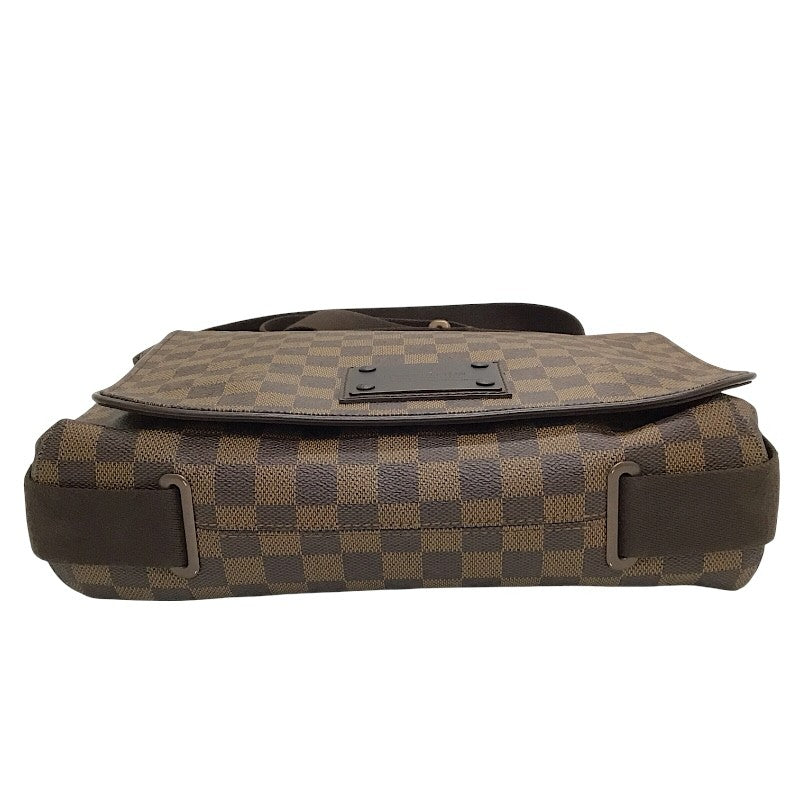 ルイ・ヴィトン LOUIS VUITTON ブルックリンMM N51211 ダミエ ブラウン PVC レディース ショルダーバッグ