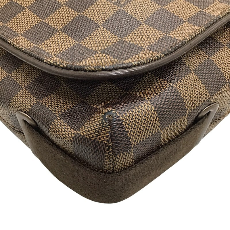 ルイ・ヴィトン LOUIS VUITTON ブルックリンMM N51211 ダミエ ブラウン PVC レディース ショルダーバッグ