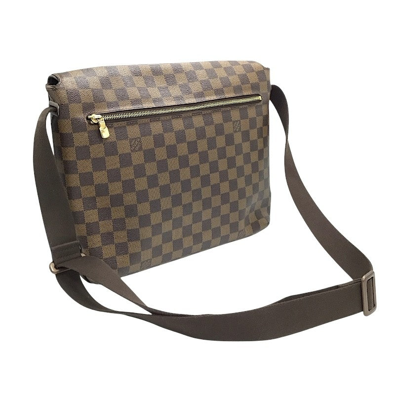 ルイ・ヴィトン LOUIS VUITTON ブルックリンMM N51211 ダミエ ブラウン PVC レディース ショルダーバッグ