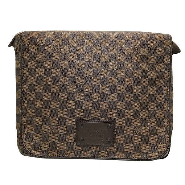 ルイ・ヴィトン LOUIS VUITTON ブルックリンMM N51211 ダミエ ブラウン PVC レディース ショルダーバッグ