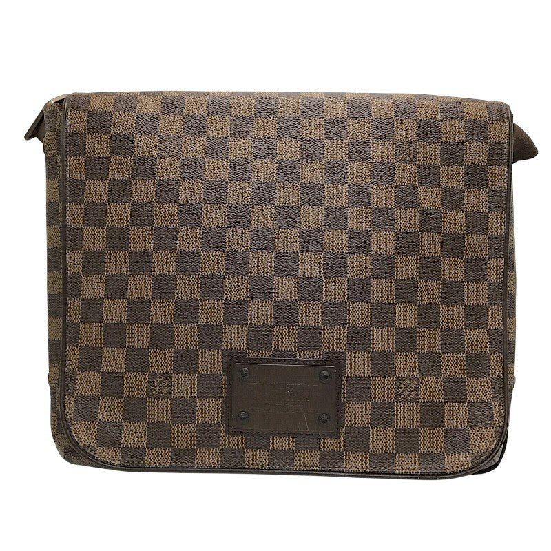 ルイ・ヴィトン LOUIS VUITTON ブルックリンMM N51211 ダミエ ブラウン PVC レディース ショルダーバッグ