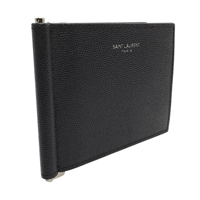 サンローラン　マネークリップ　カードケース付属　ブラック　カサンドラ　レザー SAINT LAURENT PARIS サン ローラン パリ YSL イブサンローラン
