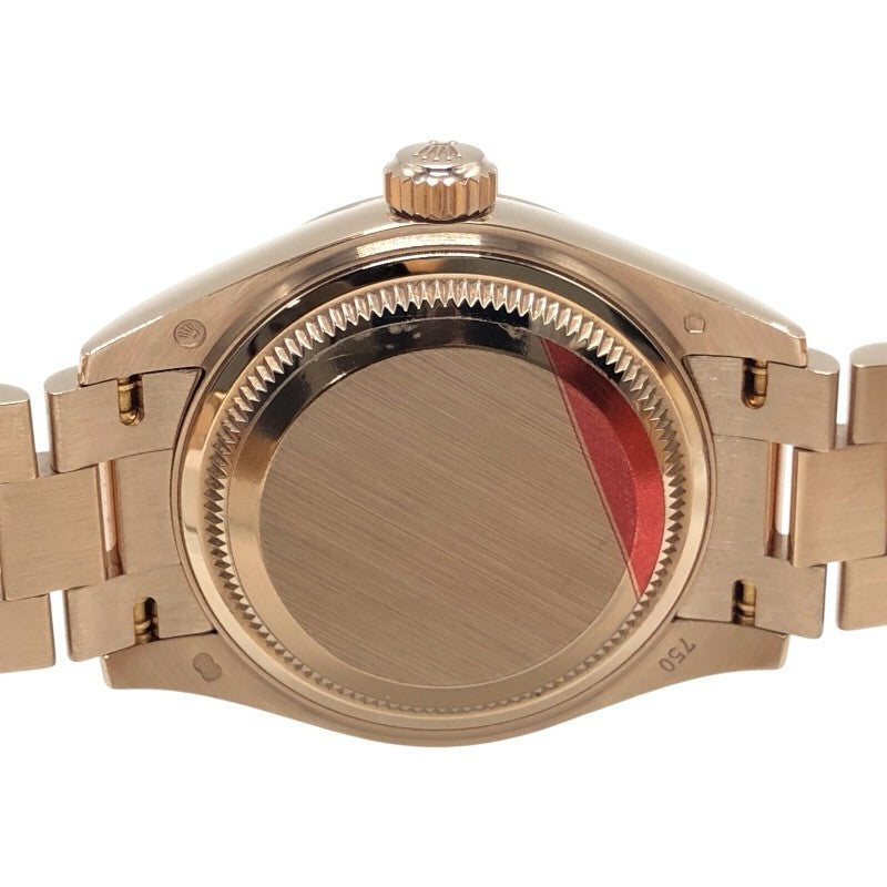 ロレックス ROLEX デイトジャスト28 279175G チョコ×PG K18PG 自動巻き レディース 腕時計