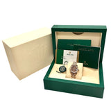 ロレックス ROLEX デイトジャスト28 279175G チョコ×PG K18PG 自動巻き レディース 腕時計