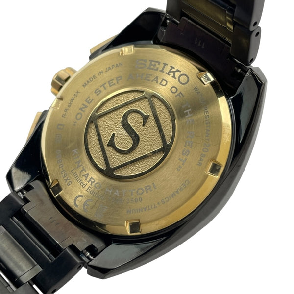 セイコー SEIKO アストロン 服部金太郎誕生160周年記念限定モデル SBXC073 ブラック チタン メンズ 腕時計