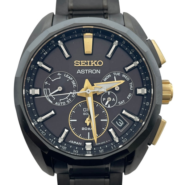 セイコー SEIKO アストロン 服部金太郎誕生160周年記念限定モデル SBXC073 ブラック チタン メンズ 腕時計