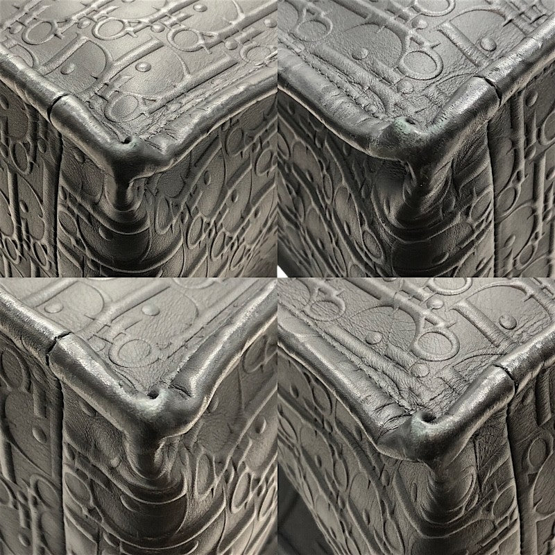 クリスチャン・ディオール Christian Dior ブックトート ラージ ブラック レザー レディース トートバッグ