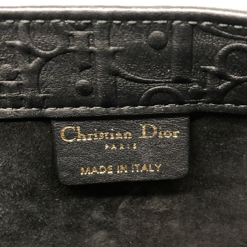 クリスチャン・ディオール Christian Dior ブックトート ラージ ブラック レザー レディース トートバッグ