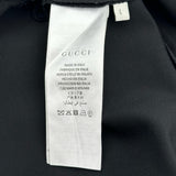 グッチ GUCCI フリルノースリーブジップアップワンピース 467507 ブラック レーヨン レディース ワンピース