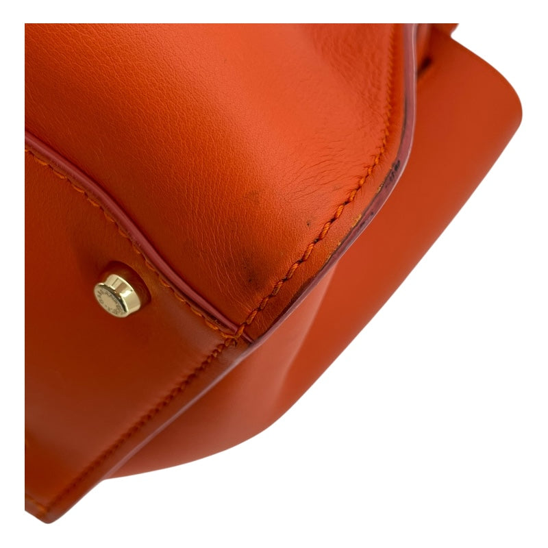 ドルチェ＆ガッバーナ Dolce & Gabbana シシリーソフト 2WAYバッグ オレンジ レザー レディース ショルダーバッグ