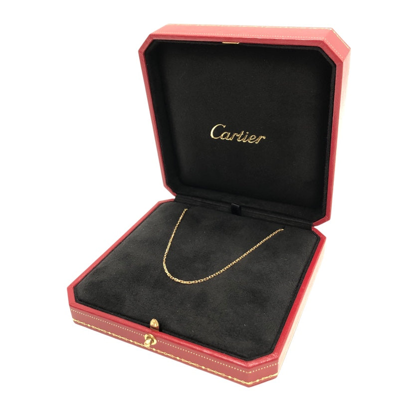 カルティエ Cartier チェーンネックレス ピンクゴールド 750 ジュエリー