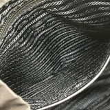 プラダ PRADA ナイロンバックバッグ ブラック×SV金具 ナイロン・レザー ユニセックス リュック・デイパック