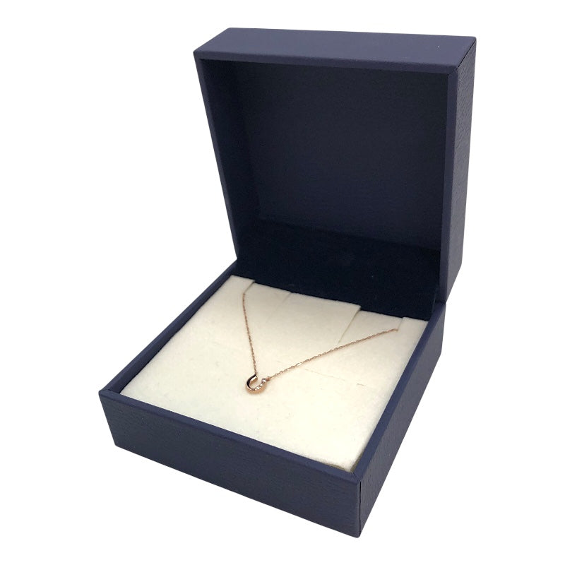 ヴァンドーム青山 VENDOME AOYAMA ホースシュー ダイヤネックレス ピンクゴールド K10 ジュエリー