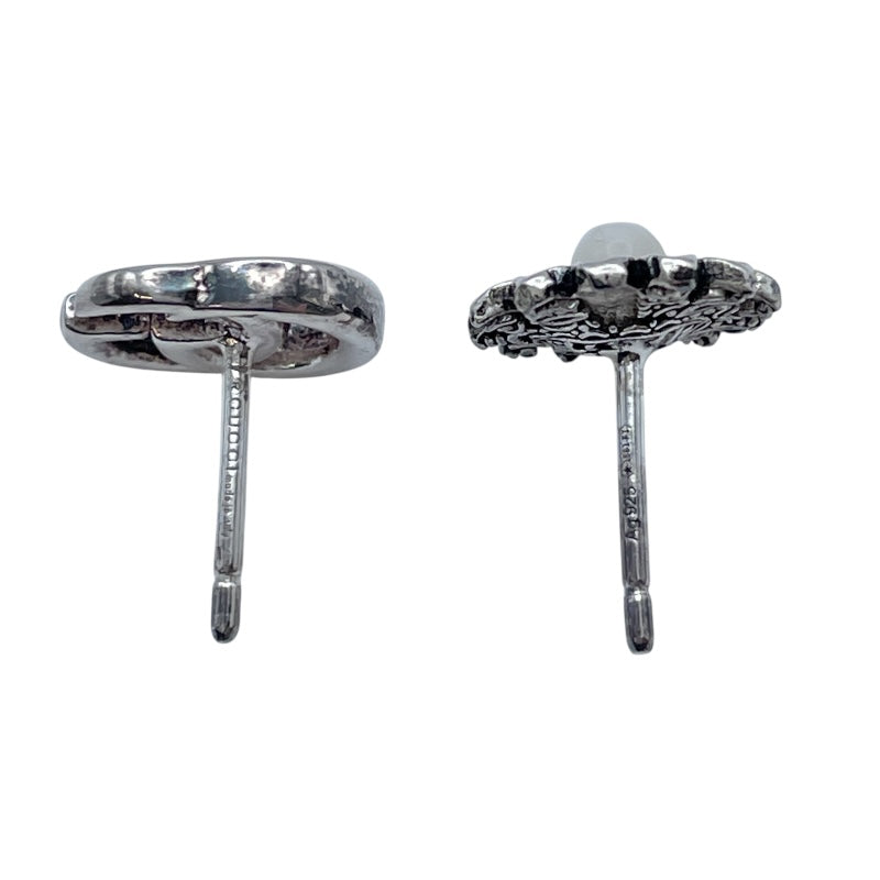 グッチ GUCCI ダブルG フラワースタッズピアス シルバー Ag925