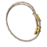 ルイ・ヴィトン LOUIS VUITTON ブレスレット･LVブルーム ホワイト×GD金具 メタル アクセサリー