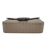 フェンディ FENDI セレリア　バケットミニ 8BS017 グレー×SV金具 レザー レザー レディース ショルダーバッグ